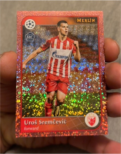 2023-24 Topps Merlin UEFA Club #59 Uroš Sremčević — front