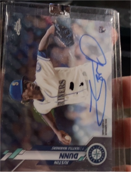 2020 Topps Chrome Rookie Autographs #RA-JD Justin Dunn — front