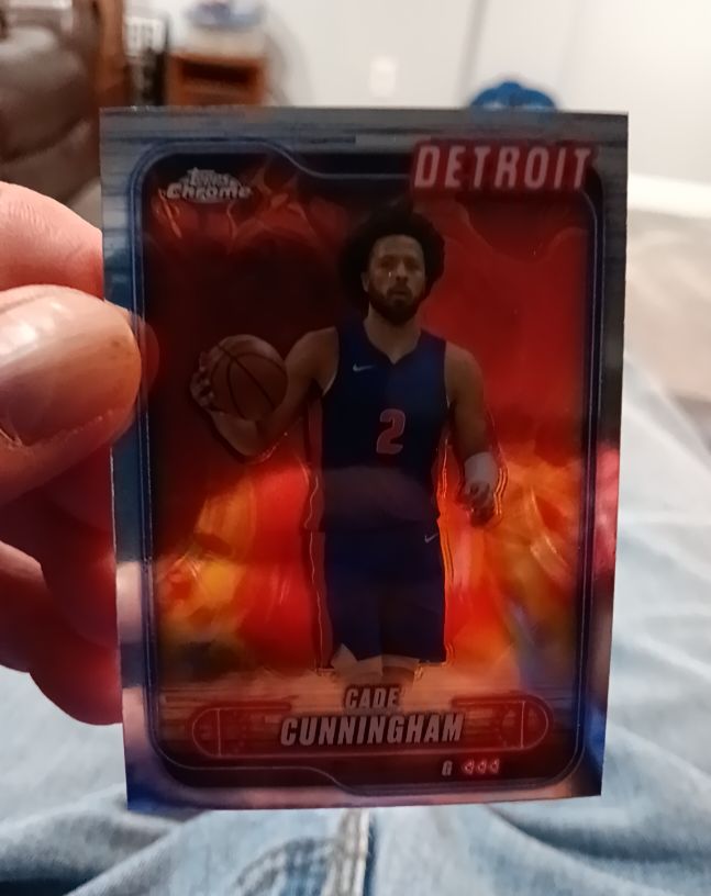 2024-25 Topps Chrome #18 Cade Cunningham — front