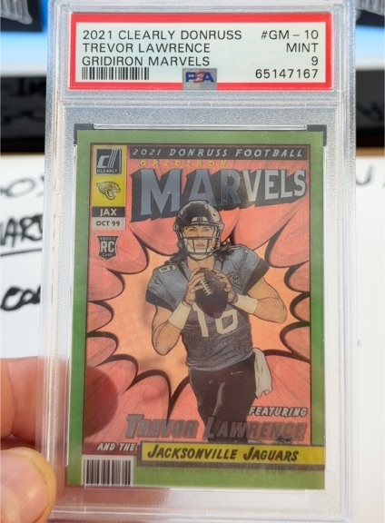 2021 Clearly Donruss #GM-10 Trevor Lawrence — front