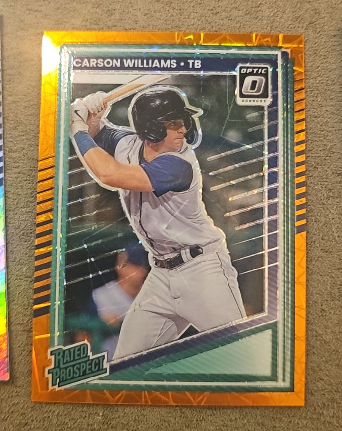 2025 Donruss Optic Rated Prospects #135 Carson Williams — front