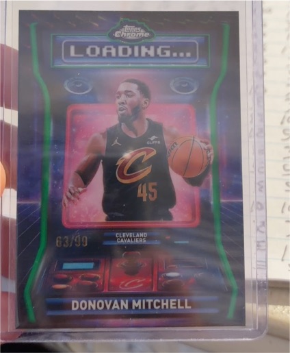 2025-26 Topps Chrome #LD-9 Donovan Mitchell Loading — front