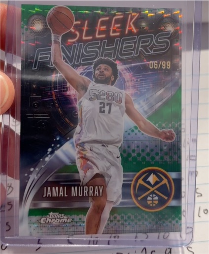 2025-26 Topps Chrome #SF-18 Jamal Murray Sleek Finishers — front
