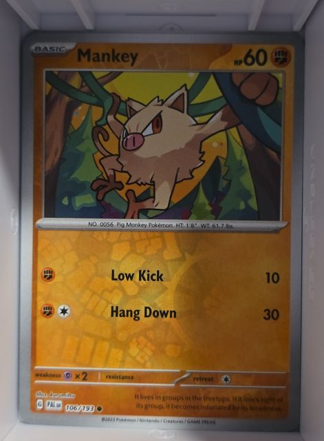 2023 Pokémon SV02: Paldea Evolved #106 Mankey — front