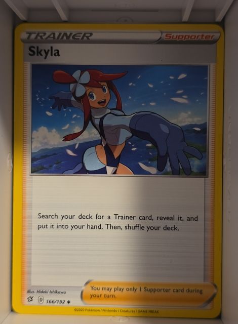 2020 Pokémon Sword & Shield Rebel Clash #166 Skyla — front