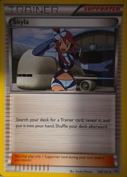 2013 Pokémon XY BREAKthrough #148 Skyla — front