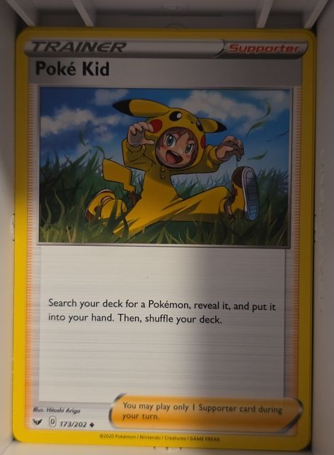 2020 Pokémon Sword & Shield #173 Poké Kid — front