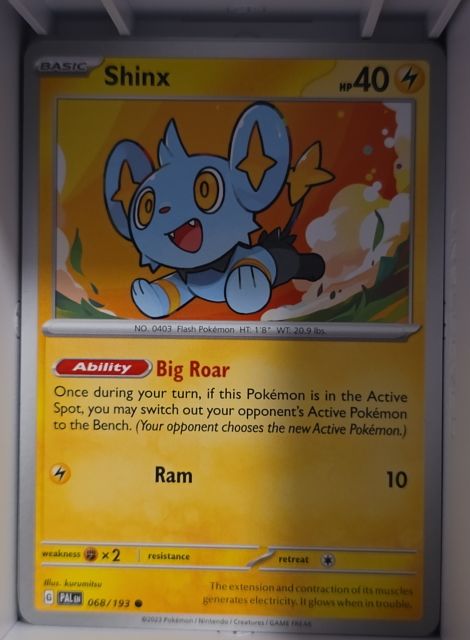 2023 Pokémon SV02: Paldea Evolved #068 Shinx — front