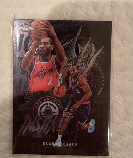 2025-26 Topps Chrome #INS-2 Kawhi Leonard Instinct — front