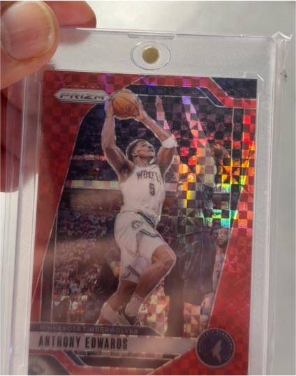 2024-25 Panini Prizm #100 Anthony Edwards — front