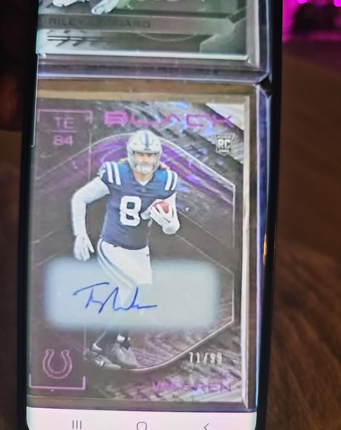 2024 Panini Black #84 Mo Alie-Cox — front
