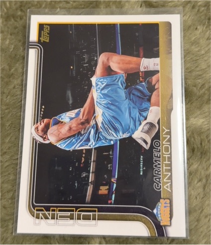 2025-26 Topps #DEN Carmelo Anthony — front