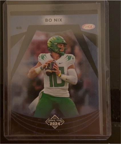 2024 SAGE High Series #108 Bo Nix — front