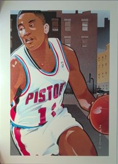 1991-92 Hoops #510 Isiah Thomas — front