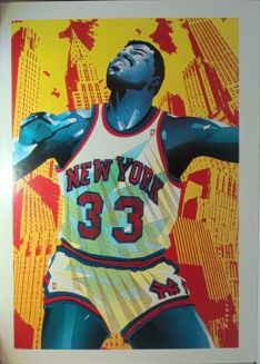 1990-91 Hoops #372 Patrick Ewing — front