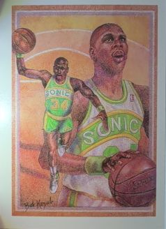 1990-91 Hoops #379 Xavier McDaniel — front