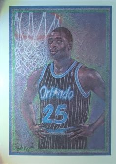 1990-91 Hoops #373 Nick Anderson — front