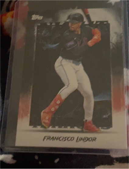 2025 Topps Update Series - Night Terrors Francisco Lindor #NT-18 — front