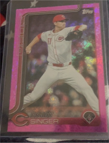 2025 Topps Update Series #US344 Brady Singer — front