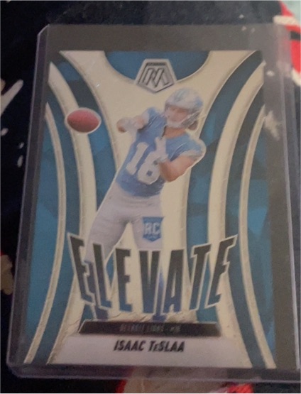 2025 Panini Mosaic #8 Isaac Teslaa Elevate RC — front