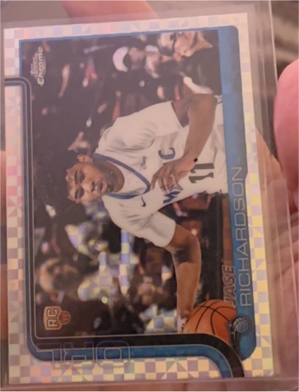 2025-26 Topps Chrome #275 Jase Richardson — front