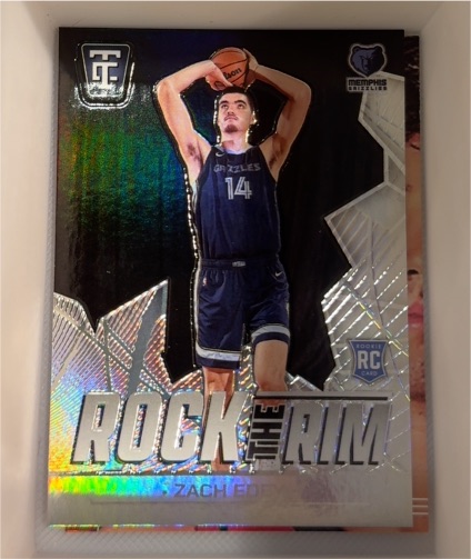 2024-25 Panini Totally Certified #1 Zach Edey Rock The Rim — front