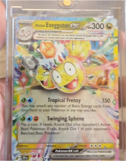 2024 Pokemon Surging Sparks #133/191 Alolan Exeggutor ex — front