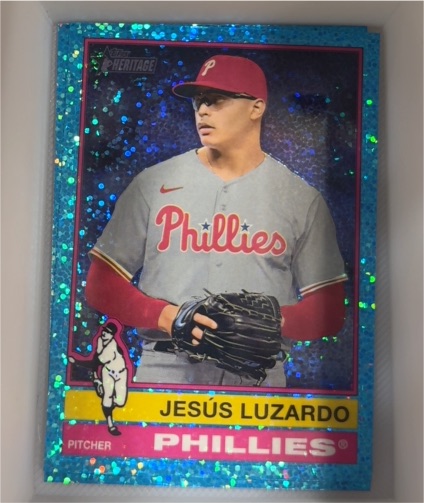 2025 Topps Heritage #478 Jesús Luzardo — front