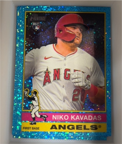 2025 Topps Heritage #320 Niko Kavadas — front