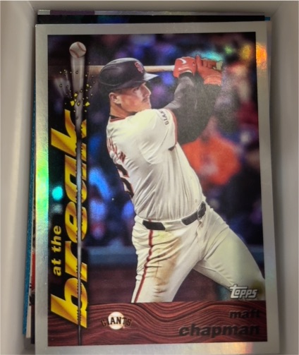 2024 Topps Archives #95ATB-21 Matt Chapman 1995 At the Break — front