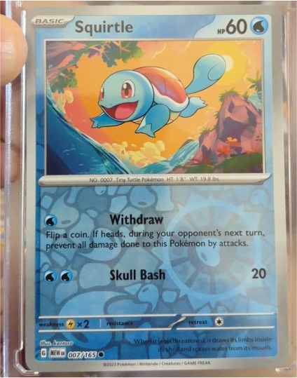 2023 Pokémon Scarlet & Violet 151 #007 Squirtle — front