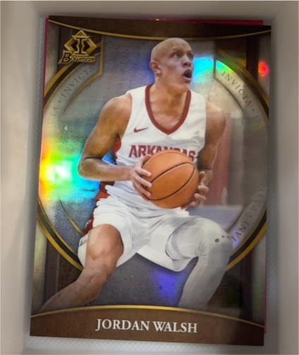 2022-23 Bowman University Chrome Invicta #BI-19 Jordan Walsh — front