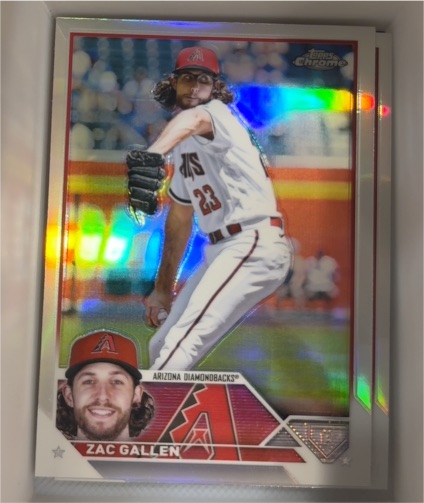 2023 Topps Chrome #49 Zac Gallen — front