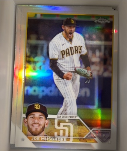 2023 Topps Chrome #121 Joe Musgrove — front