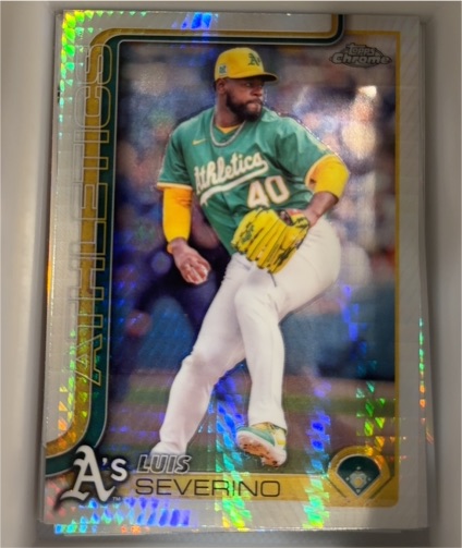2025 Topps Chrome #241 Luis Severino — front