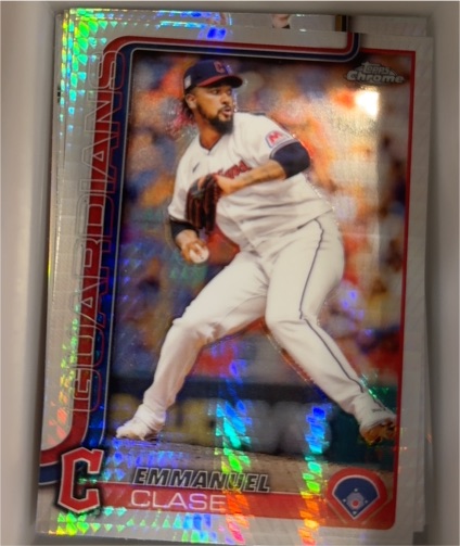 2025 Topps Chrome #135 Emmanuel Clase — front