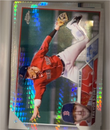 2023 Topps Chrome #23 Trevor Story — front