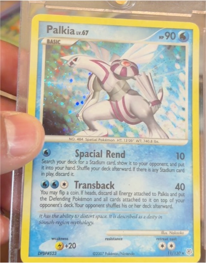 2007 Pokémon Diamond & Pearl #11 Palkia Lv.67 — front