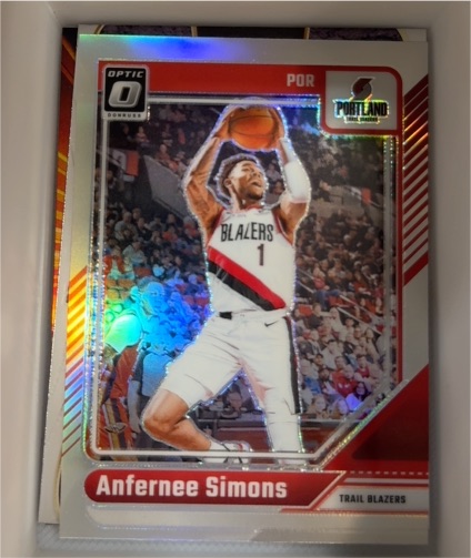 2024-25 Panini Donruss Optic #1 Anfernee Simons — front