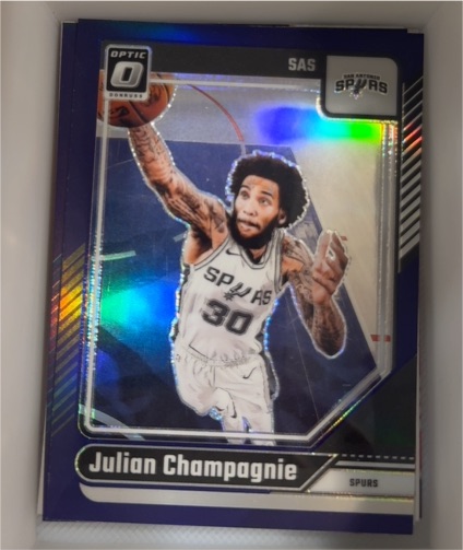 2024-25 Panini Donruss Optic #32 Julian Champagnie — front