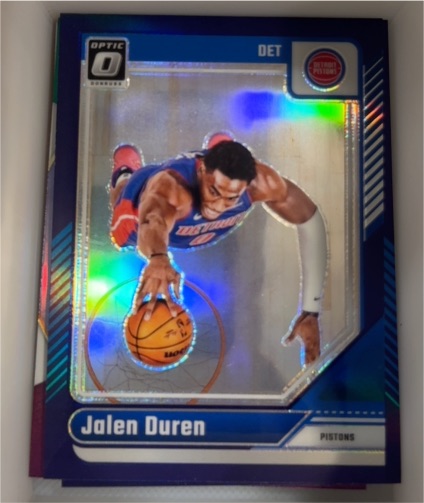 2024-25 Panini Donruss Optic #89 Jalen Duren — front
