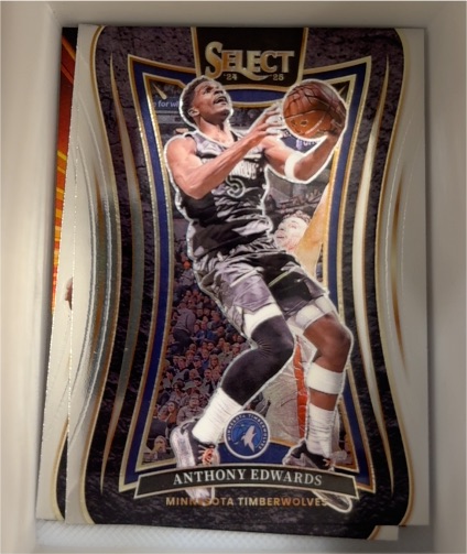 2024-25 Panini Select #365 Anthony Edwards — front