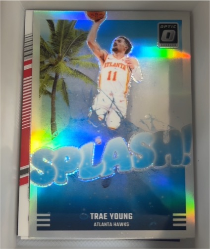 2024-25 Panini Donruss Optic #9 Trae Young Splash! — front