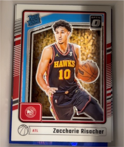 2024-25 Panini Donruss Optic #268 Zaccharie Risacher — front