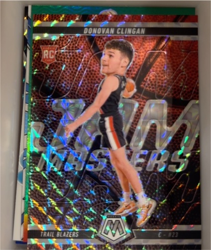 2024-25 Panini Mosaic #5 Donovan Clingan Jam Masters — front