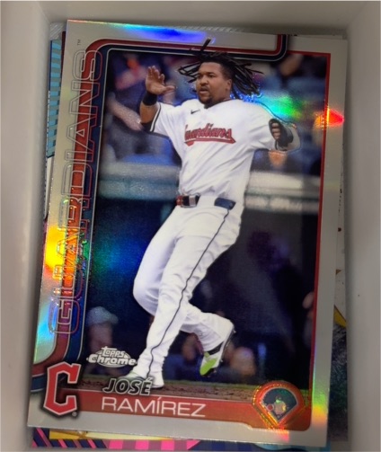 2025 Topps Chrome #12 Jose Ramirez — front