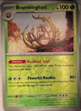 2023 Pokemon SV05: Temporal Forces #021 Brambleghast — front