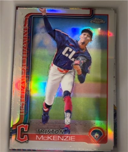 2025 Topps Chrome #21 Triston McKenzie — front