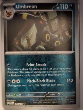 2022 Pokemon Scarlet & Violet Prismatic Evolutions #059 Umbreon — front