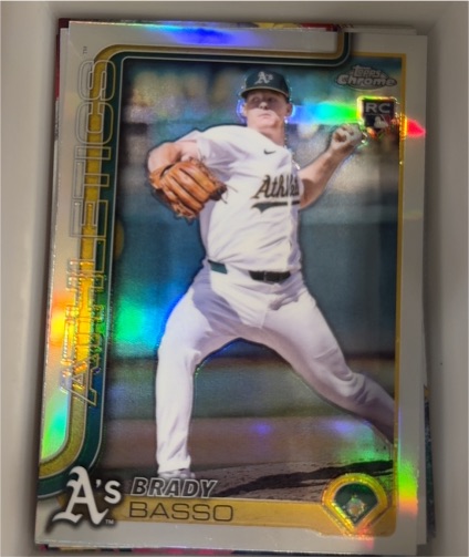 2025 Topps Chrome #205 Brady Basso — front